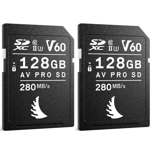 Karta pamięci Angelbird AV Pro SDXC 128GB V60 UHS-II (280 MB/s) Match Pack dla Nikon Z5
