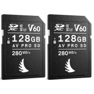 Karta pamięci Angelbird AV Pro SDXC 128GB V60 UHS-II (280 MB/s) Match Pack dla Fujifilm X-T3, X-T4