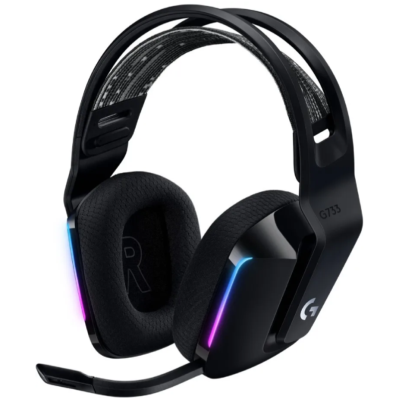 Słuchawki gamingowe Logitech G733 Lightspeed Czarne - Black