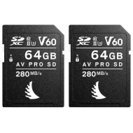 Karta pamięci Angelbird AV Pro SDXC 64GB V60 UHS-II (280 MB/s) Match Pack dla Nikon Z5