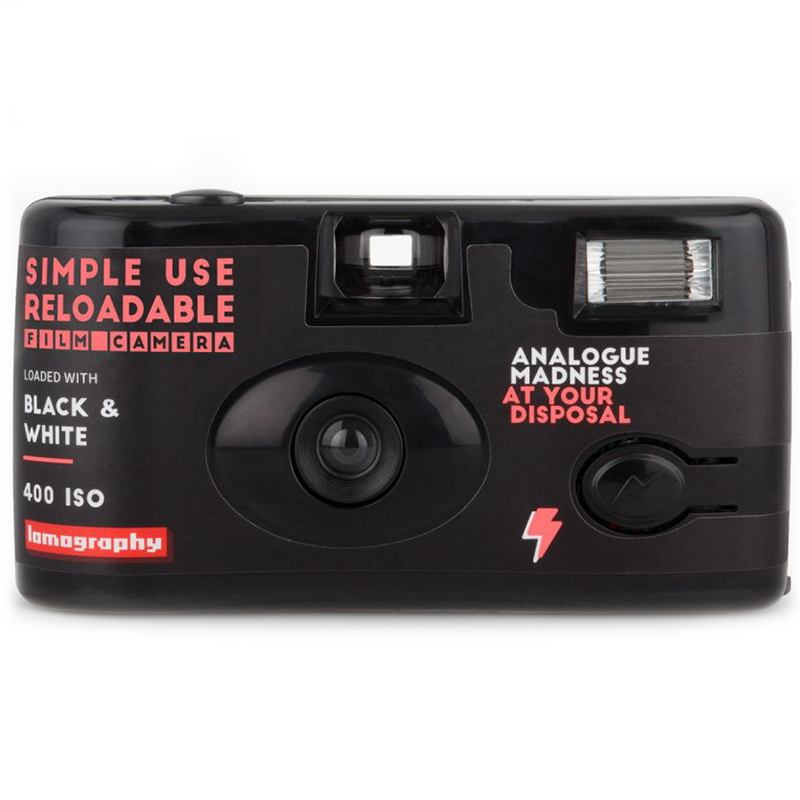 Aparat Simple Use Reloadable Film Camera Black & White