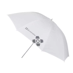 Parasolka Quadralite biała transparentna 91 cm