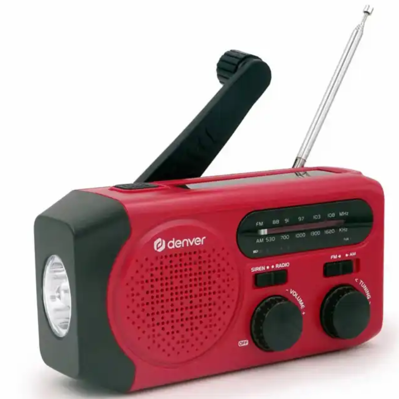 Radio Denver SCR-2010 Czerwone - Red