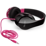 Słuchawki Fantec SHP-250AJ Czarno-różowe - Black and pink