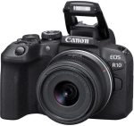 Canon EOS R10 + RF-S 18-45mm f4.5-6.3 IS STM + adapter EF-EOS R