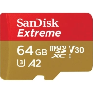 Karta pamięci SanDisk Extreme microSDXC 64 GB 160/60 MB/s A2 C10 V30 UHS-I U3