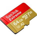 Karta pamięci SanDisk Extreme microSDXC 64 GB 160/60 MB/s A2 C10 V30 UHS-I U3