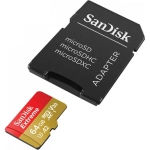 Karta pamięci SanDisk Extreme microSDXC 64 GB 160/60 MB/s A2 C10 V30 UHS-I U3