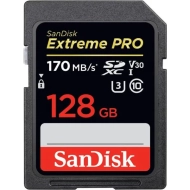 Karta pamięci Sandisk Extreme Pro SDXC 128 GB V30 UHS-I U3 (170 MB/s)