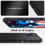 Etui SPIGEN iPhone 14 Liquid Air Matte Black Case