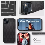 Etui SPIGEN iPhone 14 Liquid Air Matte Black Case