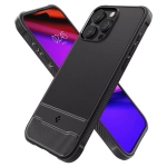 Etui Spigen Rugged Armor Mag Magsafe iPhone 15 Pro Matte Black Czarny Case