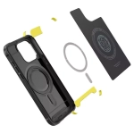 Etui Spigen Rugged Armor Mag Magsafe iPhone 15 Pro Matte Black Czarny Case