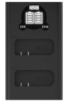 Ładowarka dwukanałowa Newell DL-USB-C do akumulatorów LP-E6