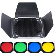 Zestaw Wrota z Gridem i filtrami Godox BD-04