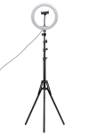 Lampa pierścieniowa LED RL-120B 12" 4Mobee + statyw 2e