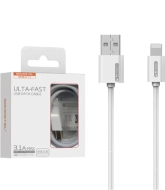Kabel iPhone 3A Quick Charge Somostel SMS-BP02 biały