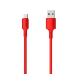 Kabel USB USB-C 3A Quick Charger 1,2 m POWERLINE Somostel czerwony 2