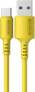 Kabel USB USB-C 3A Quick Charger 1,2m POWERLINE Somostel SMS-BP06 żółty