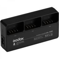 Potrójna ładowarka Godox VC26T do baterii VB26 (Lampy V1)