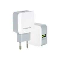 Ładowarka sieciowa do telefonu Quick Charge 3.0 18W Somostel biała