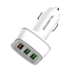 Ładowarka samochodowa 3 USB 18W Somostel SMS-A48 biała