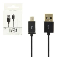 Kabel micro USB Vega premium czarny 