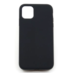Etui silikonowe 4Mobee do Apple iPhone 12 czarne