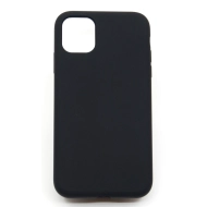 Etui silikonowe 4Mobee do Apple iPhone 12 czarne