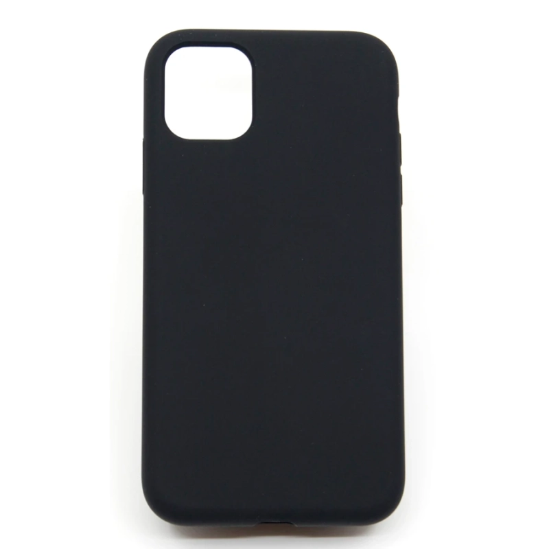 Etui silikonowe 4Mobee do Apple iPhone SE 2020 czarne