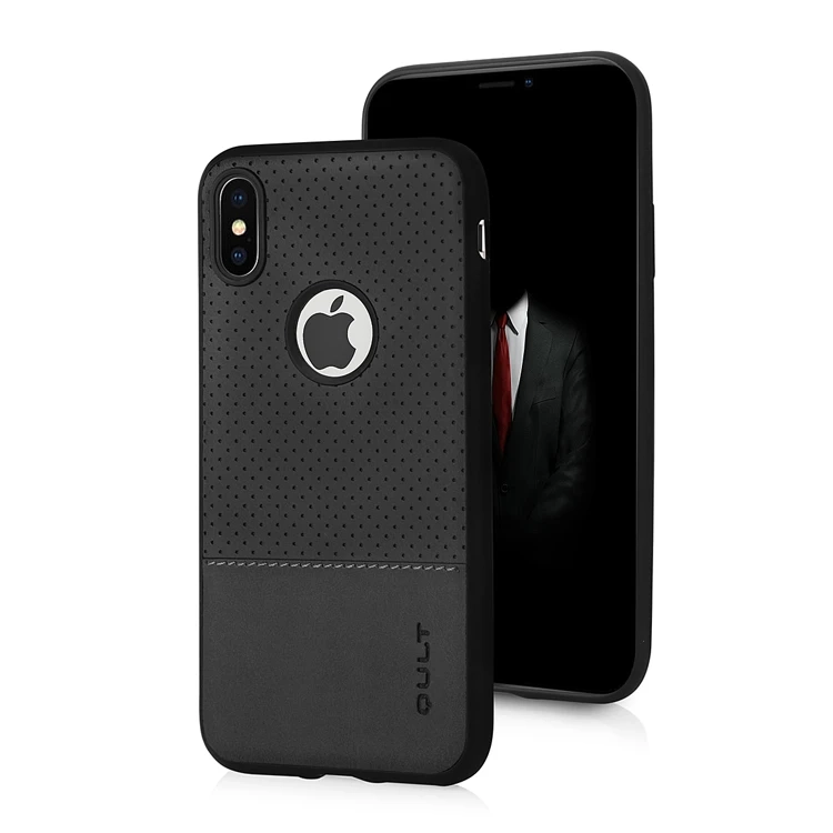 Pokrowiec dla iPhone X Qult czarny