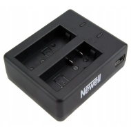 Zestaw ładowarka dwukanałowa Newell SDC-USB i dwa akumulatory SJ4000 do kamer sportowych