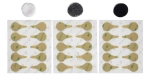 Naklejki + osłona do mikrofonów krawatowych Rycote Undercovers Mix Color 30 sztuk