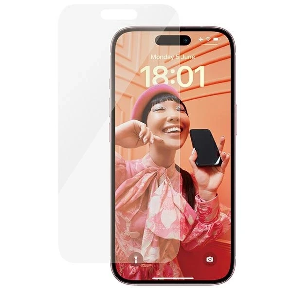 Szkło hartowane PanzerGlass Classic Fit iPhone 15 Pro Screen Protection