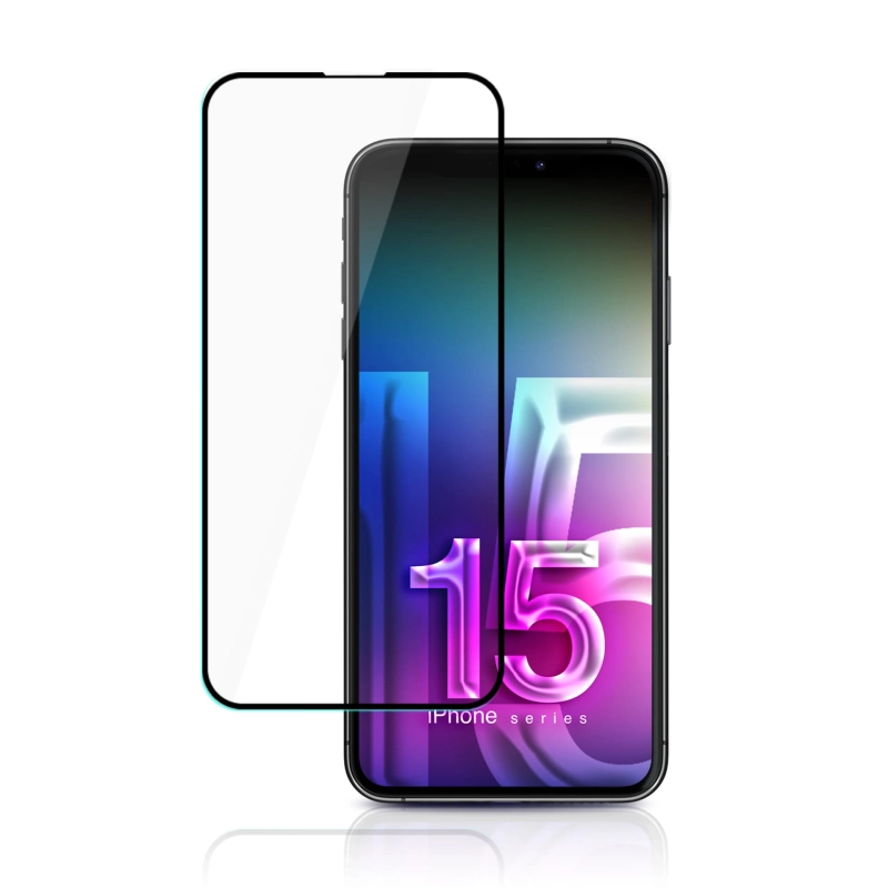 Szkło hartowane na iPhone 15 3mk HardGlass Max Fullscreen Glass Lite