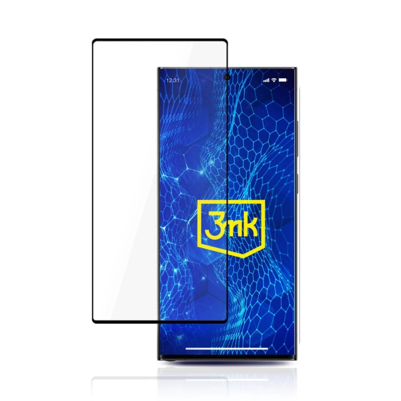 Szkło hartowane na Samsung Galaxy S23 Ultra 3mk HardGlass Max Fullscreen Glass Lite