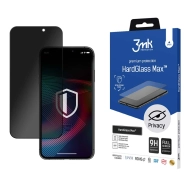 Szkło prywatyzujące na iPhone 15 - 3mk HardGlass Max Privacy FullScreen Glass czarne