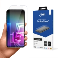 Nietłukące szkło hybrydowe na iPhone 15 - 3mk FlexibleGlass