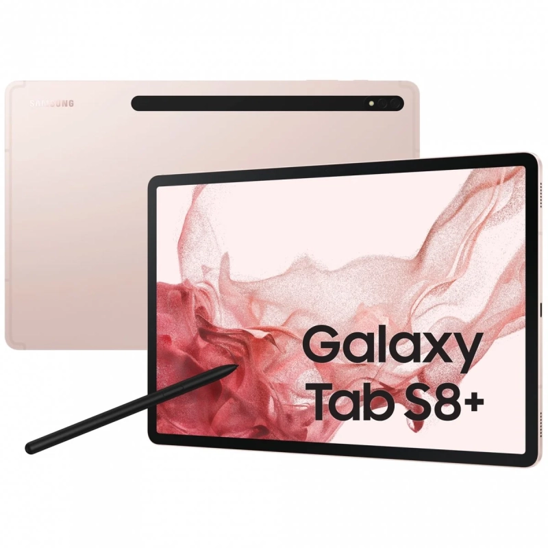 Samsung Galaxy Tab S8+ 12.4" 8 GB / 128 GB / 5G / rysik S-Pen / różowy