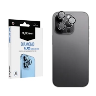 Szkło hartowane na aparat do iPhone 14 Pro/14 Pro Max MyScreen Diamond Glass Camera Lens Cover czarne