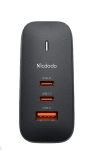 Ładowarka sieciowa USB-A/USB-C PD 65 W Mcdodo GaN 3.0 czarna