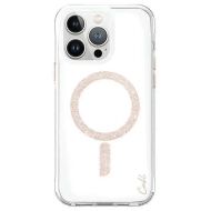Etui do iPhone 15 Pro UNIQ Coehl Glace Magnetic Charging różowe złoto