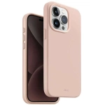 Etui do iPhone 15 Pro UNIQ  Lino Hue Magclick Charging różowe