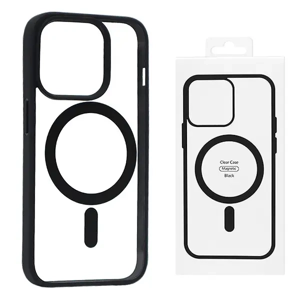 Etui ECOBOX MagSafe Case do iPhone 15 czarne