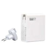 Ładowarka sieciowa GaN 2XUSB+2XPD 130W Power Delivery PD Somostel SMS-Q24 biała