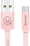 Kabel USB-A - USB-C 1,2 m 2 A USAMS różowy