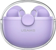 Słuchawki Bluetooth 5.1 TWS USAMS fioletowe 