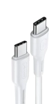 Ładowarka sieciowa USB-C 25 W z kablem USB-C - USB-C biała
