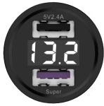 Ładowarka samochodowa Somostel DUAL USB SMS-A89 30 W + kabel micro USB grafitowa