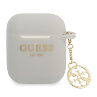 Etui Guess do AirPods 1/2 Charm 4G Collection Szare